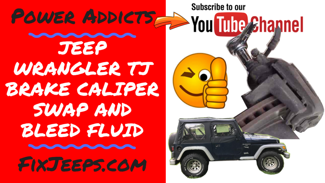 Jeep Wrangler TJ Brake Caliper Bleed Fluid