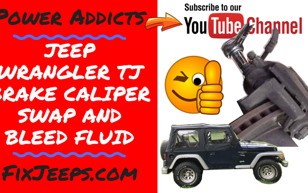 Jeep Wrangler TJ Brake Caliper Bleed Fluid