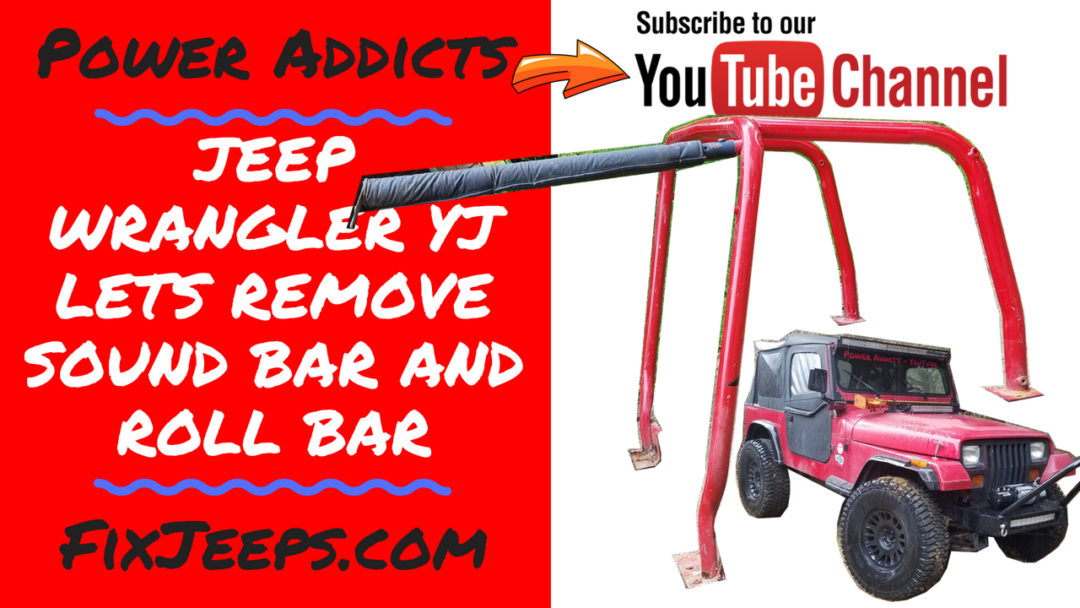 Jeep Wrangler YJ Remove sound and roll bar