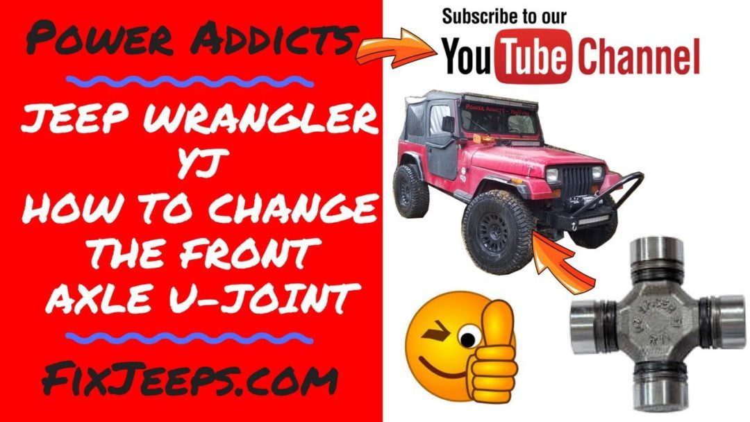 Jeep Wrangler Change Front Axle u_joint