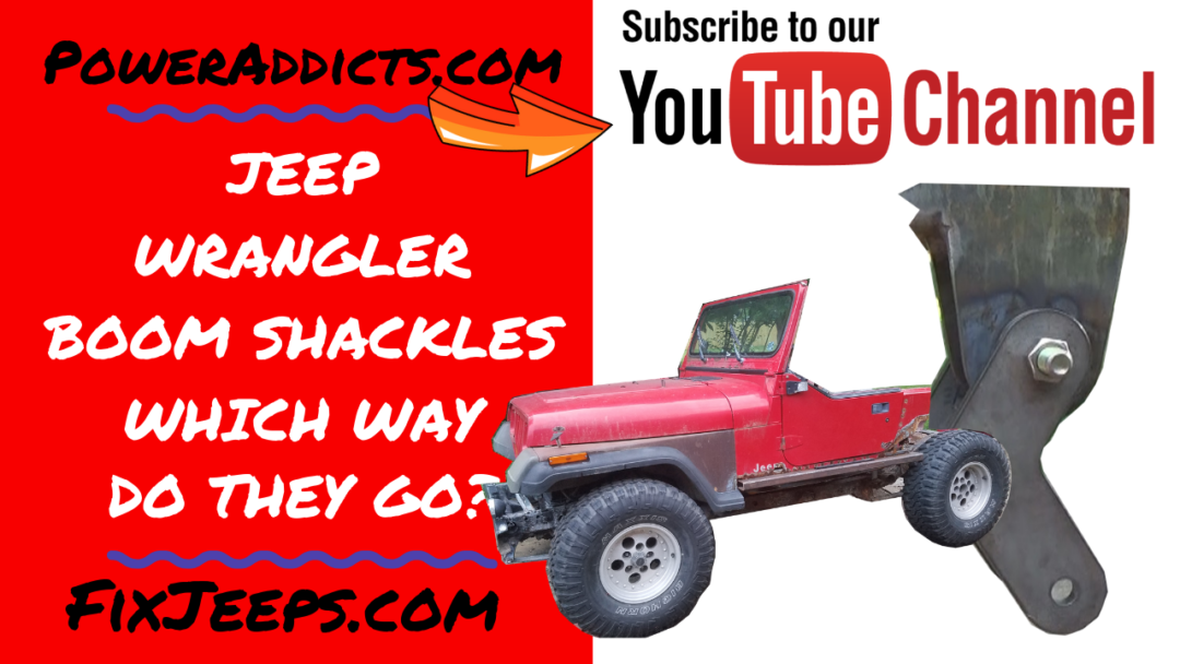 Jeep Wrangler Boom Shackles