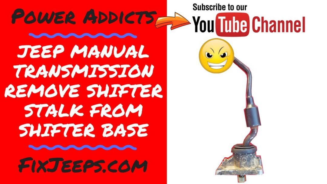 Jeep Wrangler Remove Shifter base