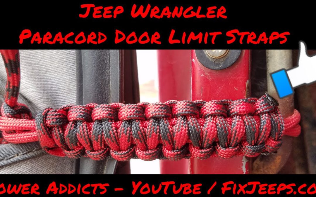 Jeep Wrangler Paracord Door Limit Straps