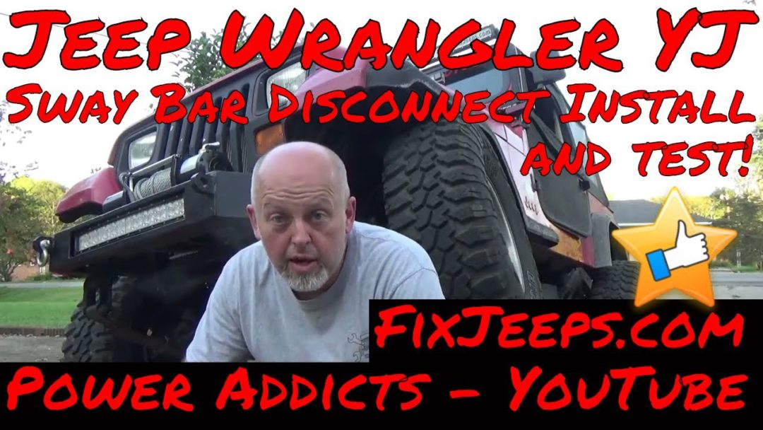 Jeep Wrangler YJ Sway bar quick disconnect