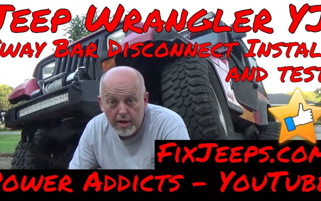 Jeep Wrangler YJ Sway Bar Quick Disconnect