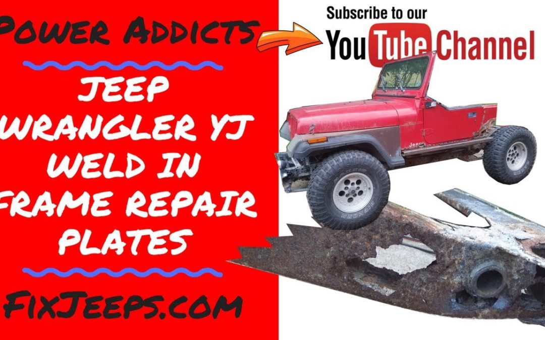 Jeep Wrangler YJ Weld in rear shackle rust repair plates