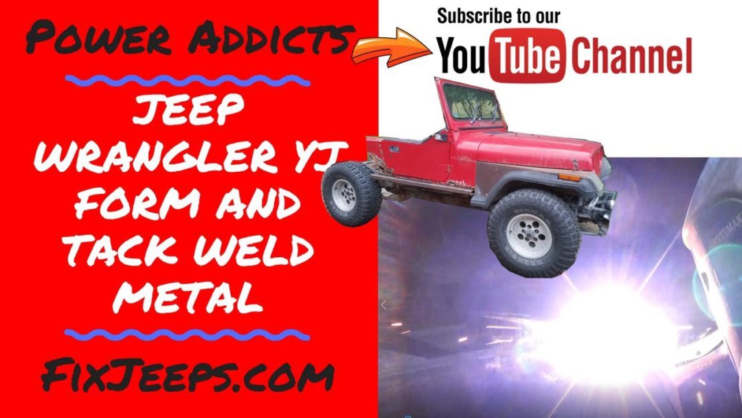 Shape and tack metal to Jeep Frame