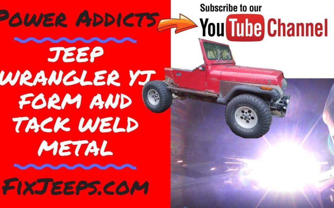 Jeep Wrangler Shape and weld metal to the frame